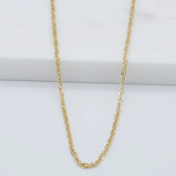 Twisted Gold Chain