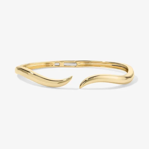 Sculpted Wave Bangle